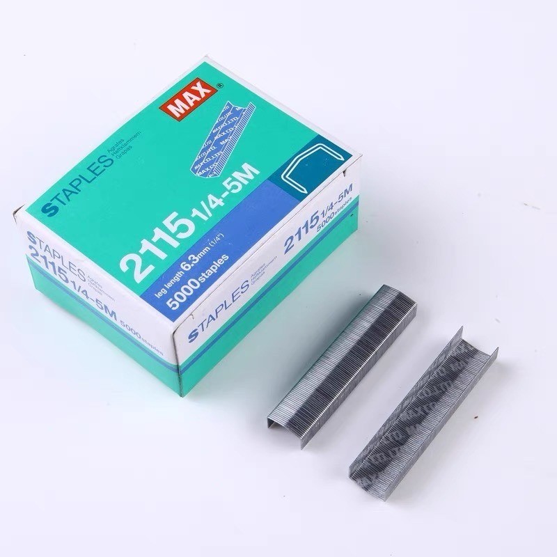 เย็บกระดาษแบบโค้ง 2115สำหรับ MAX B8 1/4-5M ของญี่ปุ่นเข็ม HD-88R HP-88