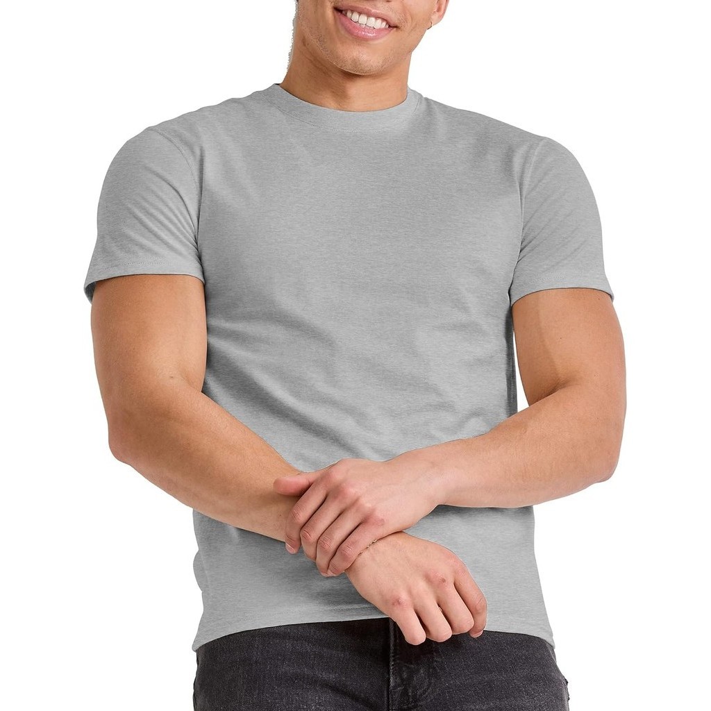 Hanes Originals T-Shirt Léger Col Rond Tri-Blend Tee Homme