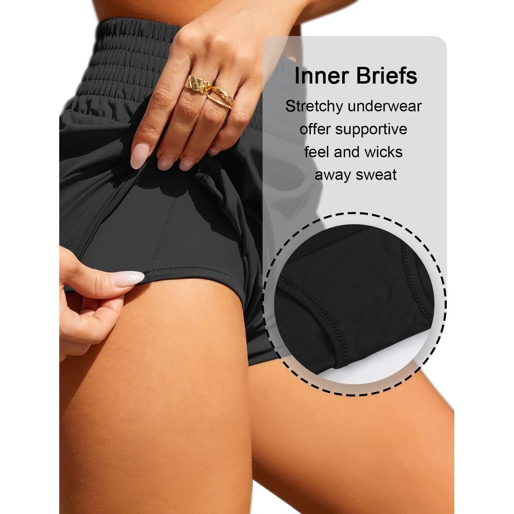 Fashioncasual weapersonalityLeisure TrendFashion BMJL Women's Athletic Shorts High Waisted Running S