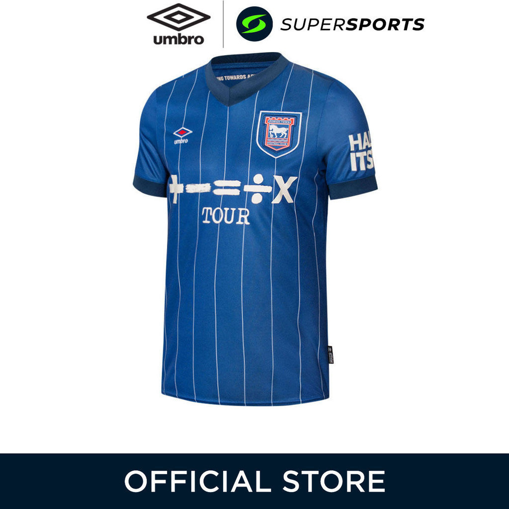 UMBRO เสื้อแข่งผู้ชายทีมอิปสวิช ทาวน์ ชุดเหย้า ฤดูกาล 2024/25