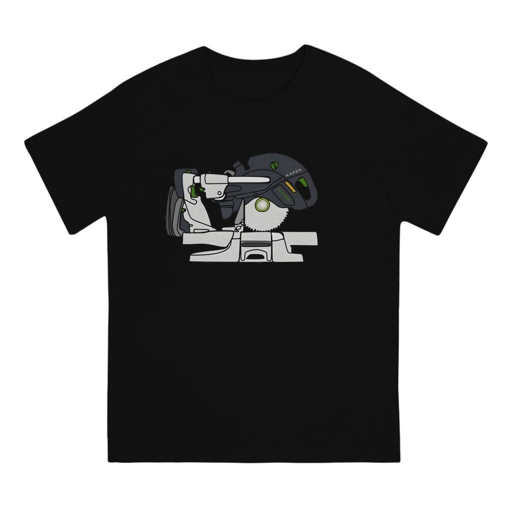 【COD】Chop Saw Kapex Man's TShirt Festool O Neck Tops Fabric T Shirt Humor High Quality Birthday Gift