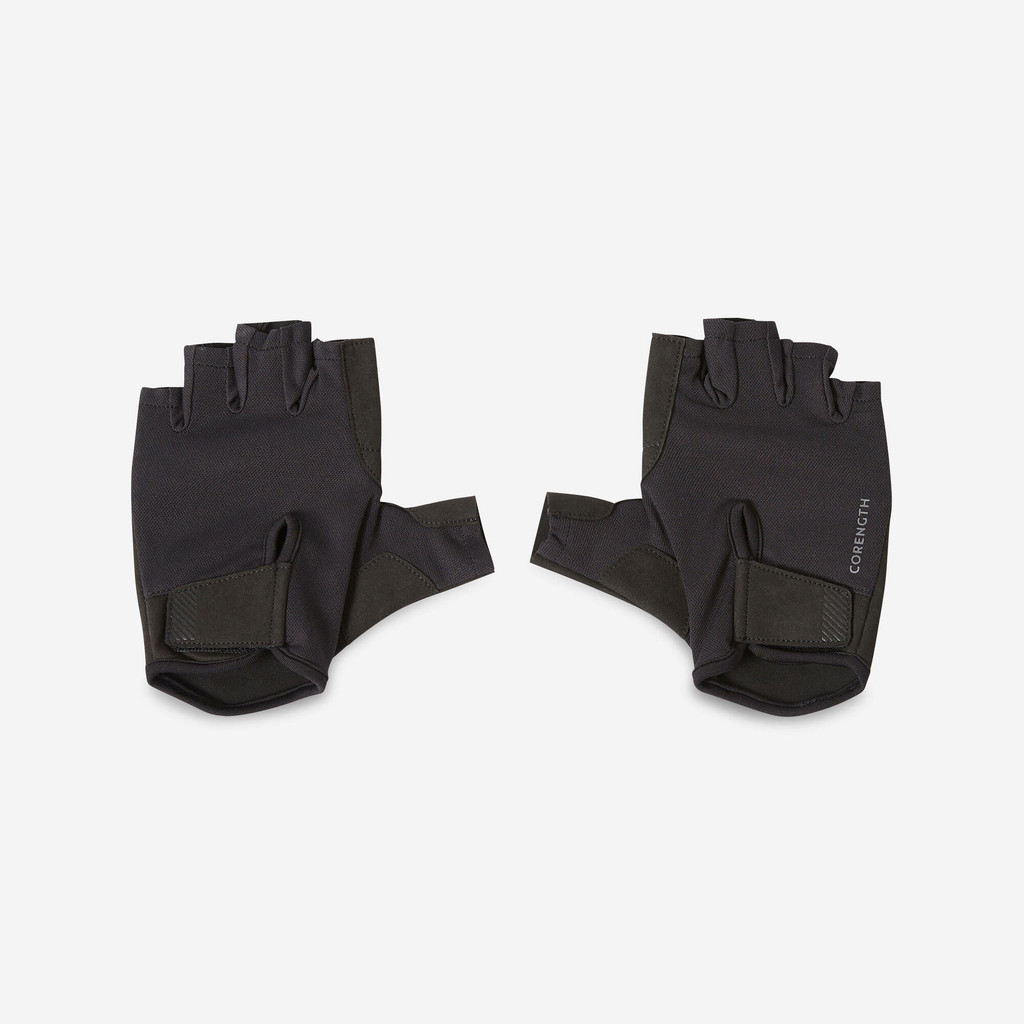 CORENGTH - ถุงมือเวทเทรนนิ่งรุ่น BB 100 (สีดำ) - Weight Training Gloves - Black