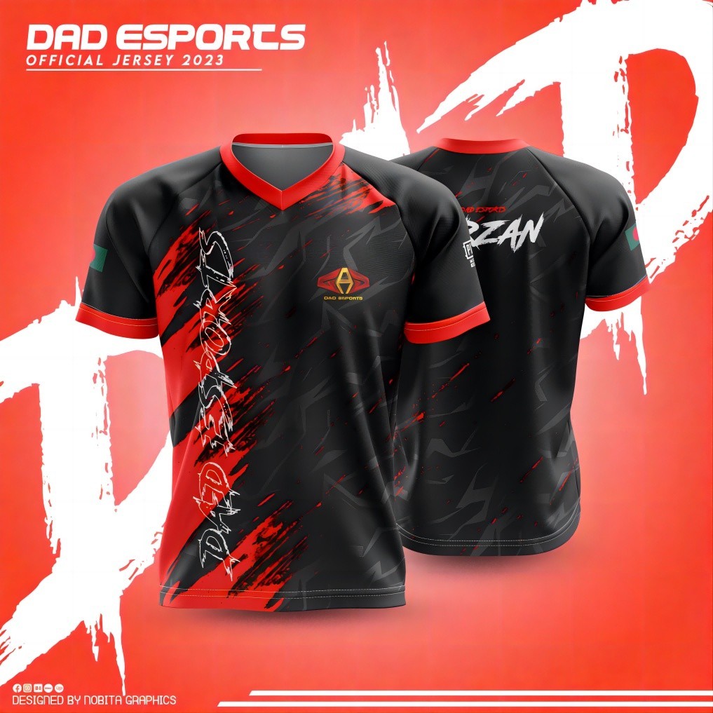 【COD】Jersey Ph Custom Name Customize Ml Dad Esports Official Jersey 2025 Esports Jersey GAME Jersey 