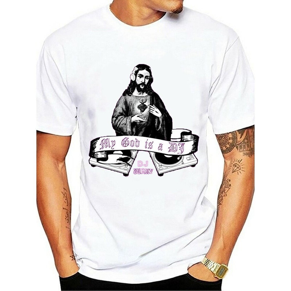 【COD】Jesus Is The DJ T Shirt Humor Jesus Easter T-shirt