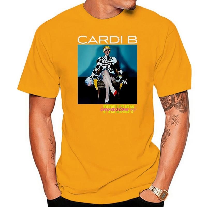 【COD】Top Tees Invasion of Privacy Cardi B Shirt Cardi B T Shirt Invasion of Privacy Album Mic Cardi 
