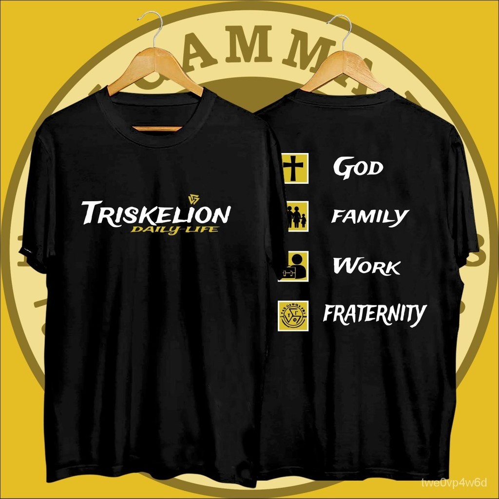 【COD】Teamitik Clothing v168 Triskelion GRAND FRATERNITY 1968 taugammaphi Fraternity T-shirt FOR MEN