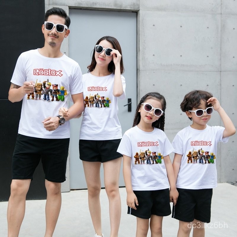 Roblox Family Matching T Shirt Roblox Family Tee Women Blouse Family Set Couple Set Wear Summer Shir