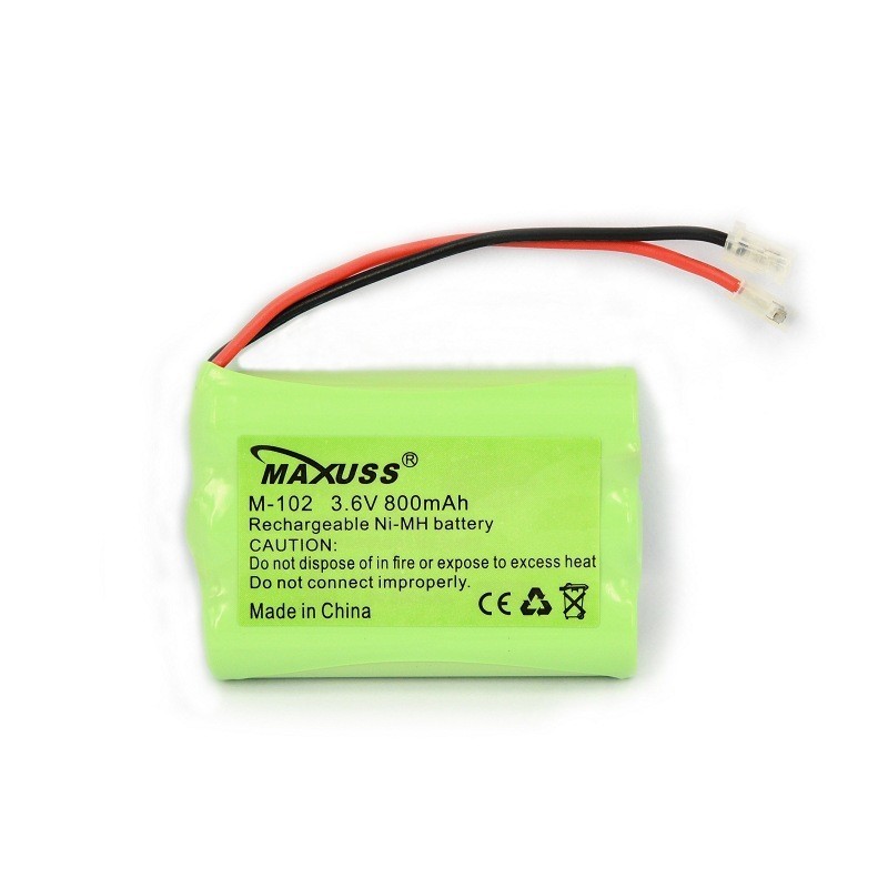 M-102 หัวอเนกประสงค์ 3.6V 800mAh ชุดแบตเตอรี่ Ni-MH แบตเตอรี่โทรศัพท์ไร้สาย