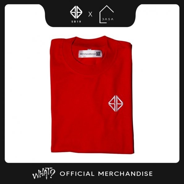 【COD】SB19 Shirt with Embrodiery   Print in Red