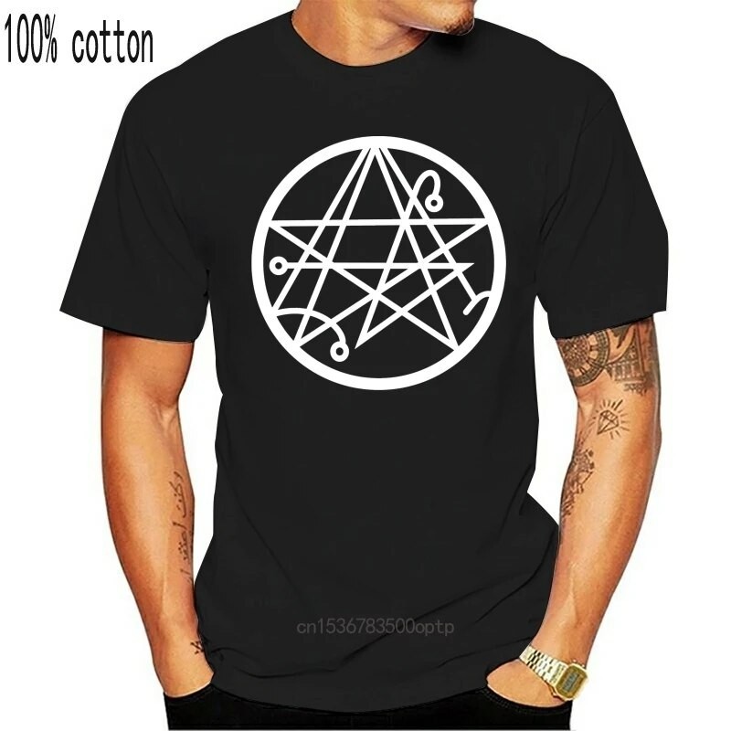 【COD】New Necronomicon T Shirt Necronomicon T-Shirt Short Sleeves Cotton Tee Shirt Printed Mens Cute 