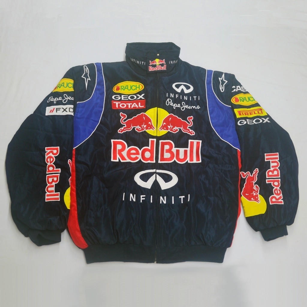 F1 racing suit World Rally Red Bull team cotton jacket stand-up collar warm cool long-sleeved men wo