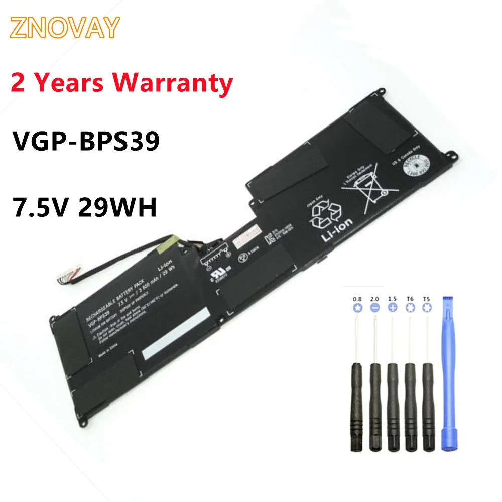 แบตเตอรี่ VGP-BPS39สำหรับ Sony VAIO SVT11213CXB SVT11215CGB /W SVT1121B4E SVT11224E SVT112A2WL Tap 1