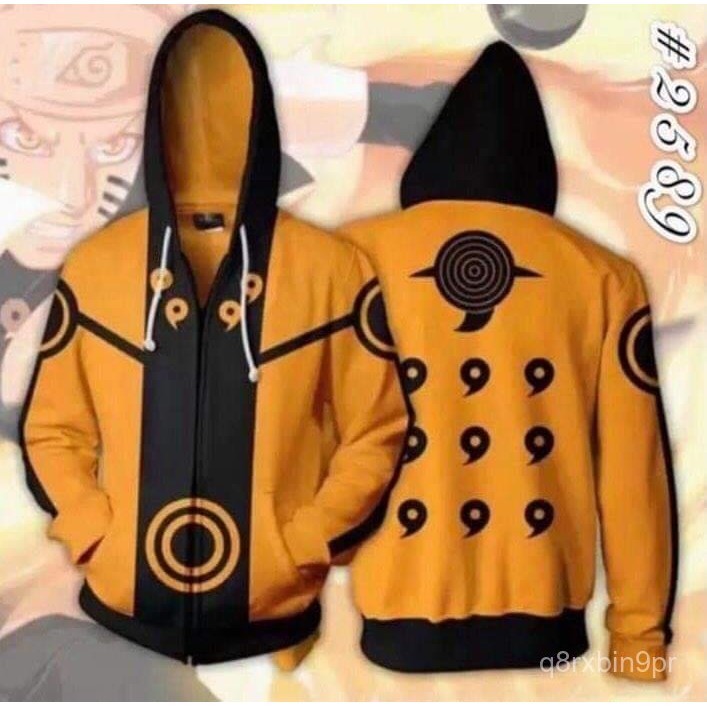 【High quality】Naruto 3D  Anime Hoode Jacket