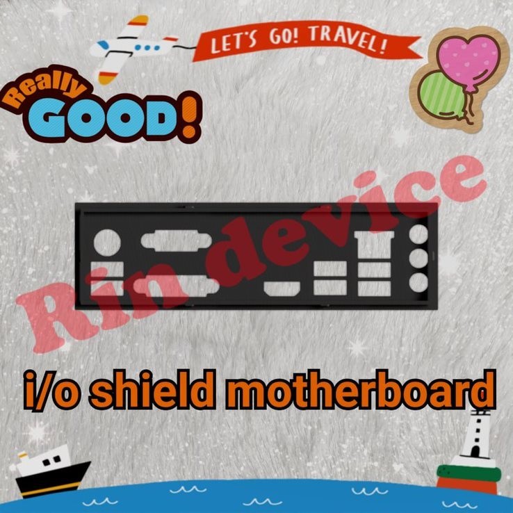 i/o shield mainboard Asus Prime H370-A   #ฝาหลังเมนบอร์ด