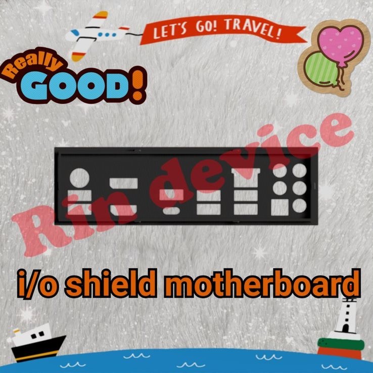 i/o shield mainboard asus PRIME X470-PRO   #ฝาหลังเมนบอร์ด