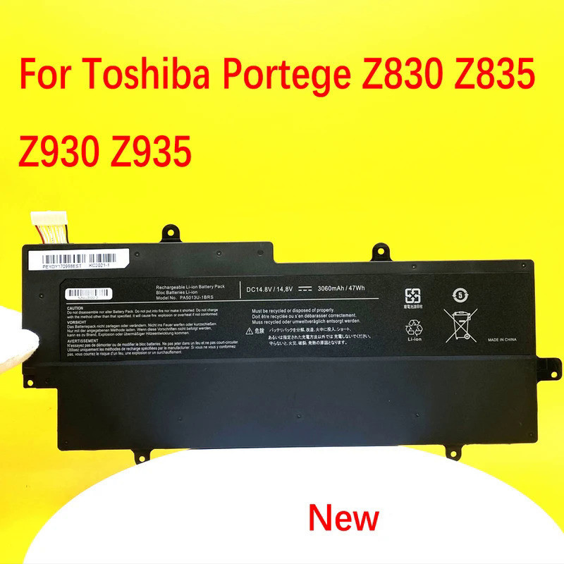 PA5013U PA5013U-1BRS สำหรับ Toshiba Portege Z835 Z830 Z930 Ultrabook PA5013 14.8V 47Wh 3080MAh แบตเต