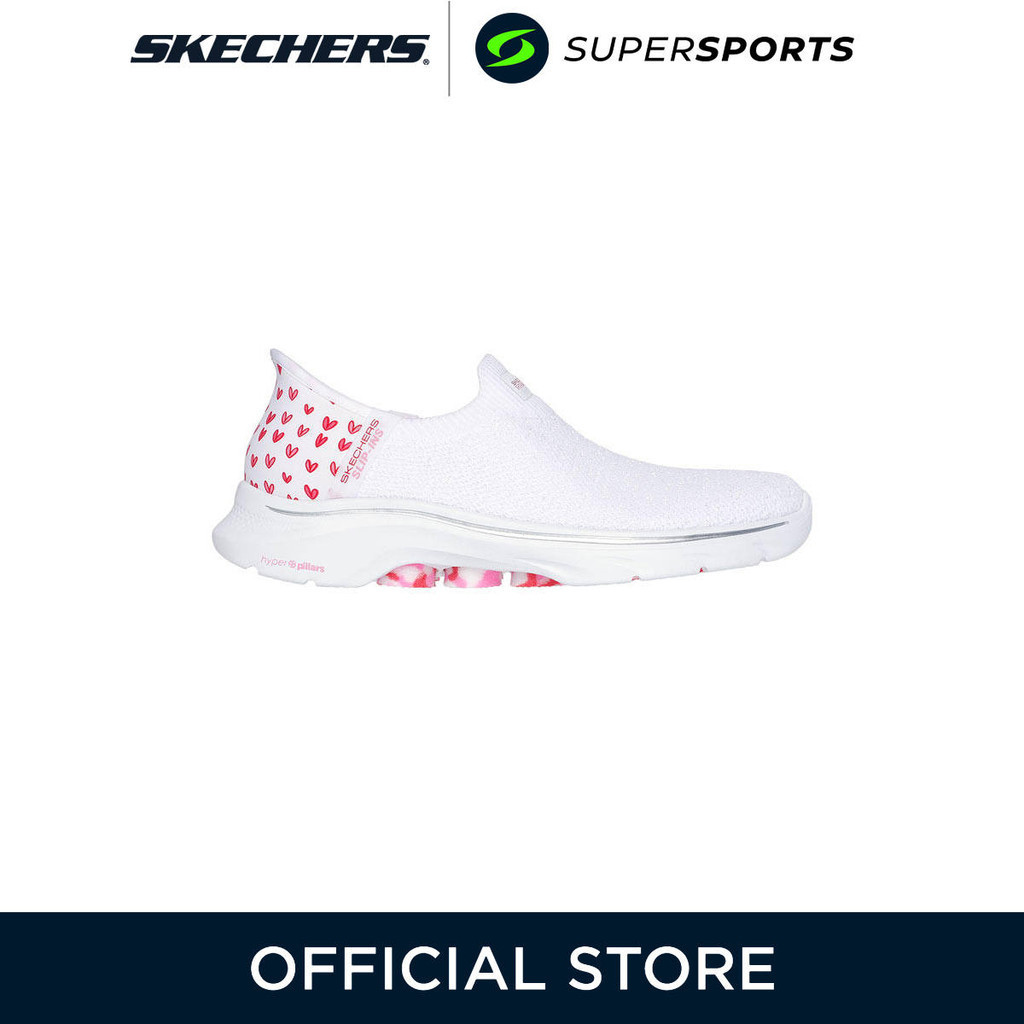 SKECHERS Hands Free Slip-ins® x JGoldcrown: Go Walk 7™ - Joyful Hearts รองเท้าออกกำลังกายผู้หญิง