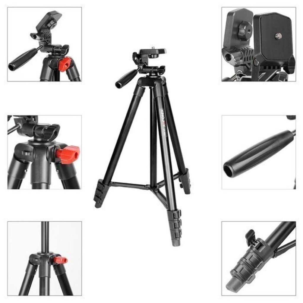 Kingjoy VT-831 Tripod ขาตั้งกล้อง ขนาดพกพา ยืดได้สูงสุด 134ซม.