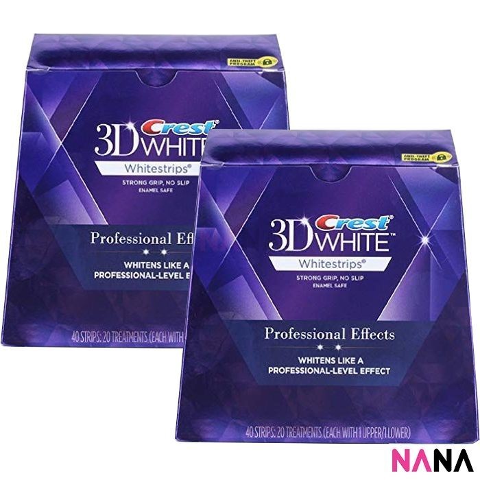 Oral-B Crest 3D White Professional Effects Whitestrips (80 Strips/ 40 Treatments)