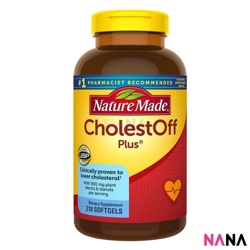 Nature Made Cholest-Off Plus (with 900 mg Plant Sterols and Stanols), 200 Softgels