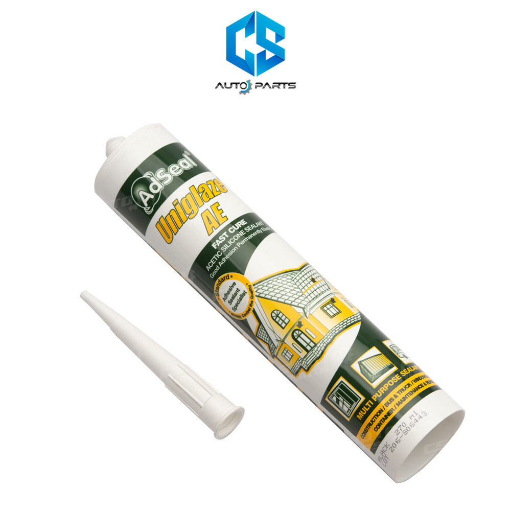 ซิลิโคนดำ Adseal Uniglaze AE ซิลิโคนแห้งเร็ว สำหรับงานซีลกันรั่วซึมทั่วไป