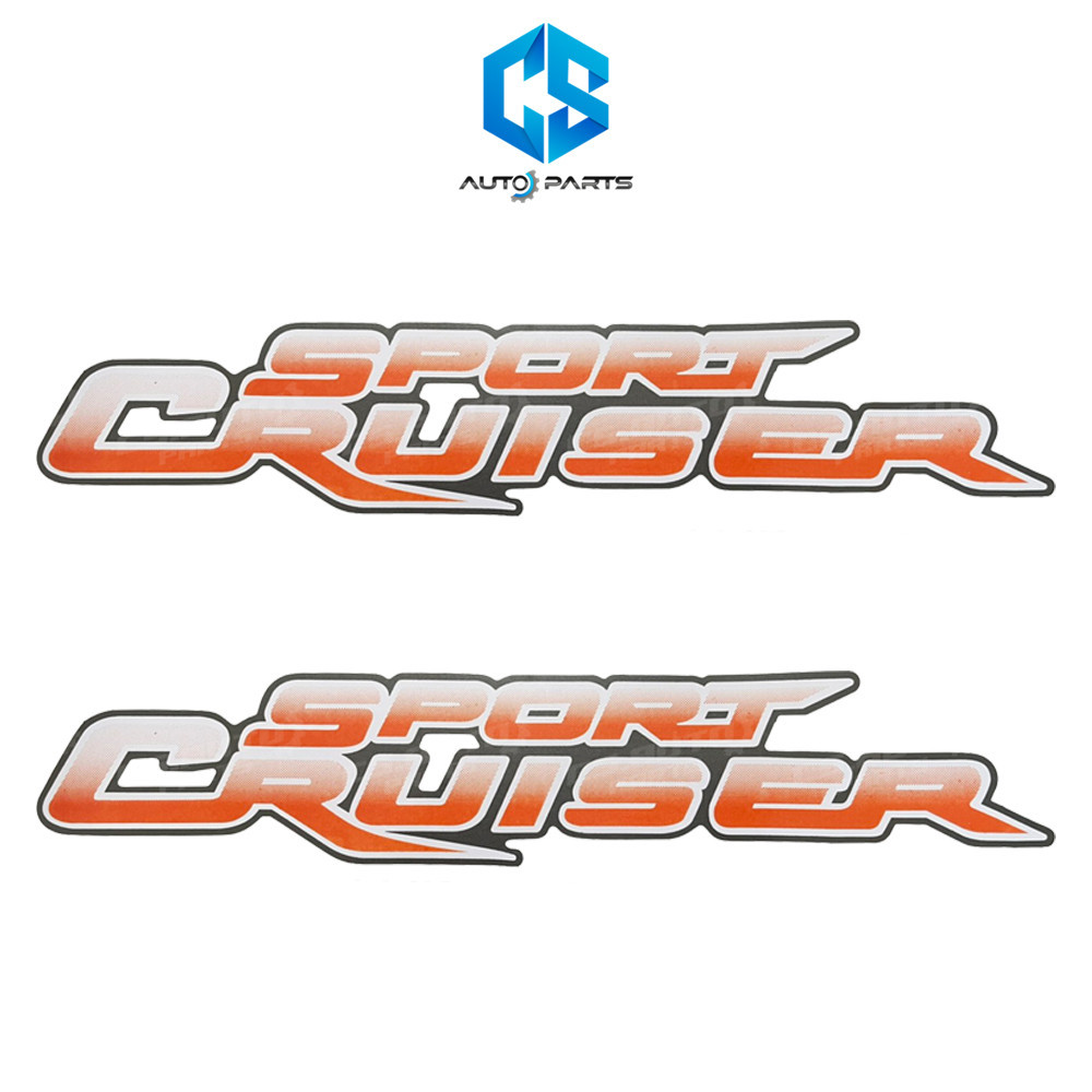 สติ๊กเกอร์ SPORT CRUISER - TOYOTA TIGER SPORT CRUISER (ติดข้างท้ายกระบะ)