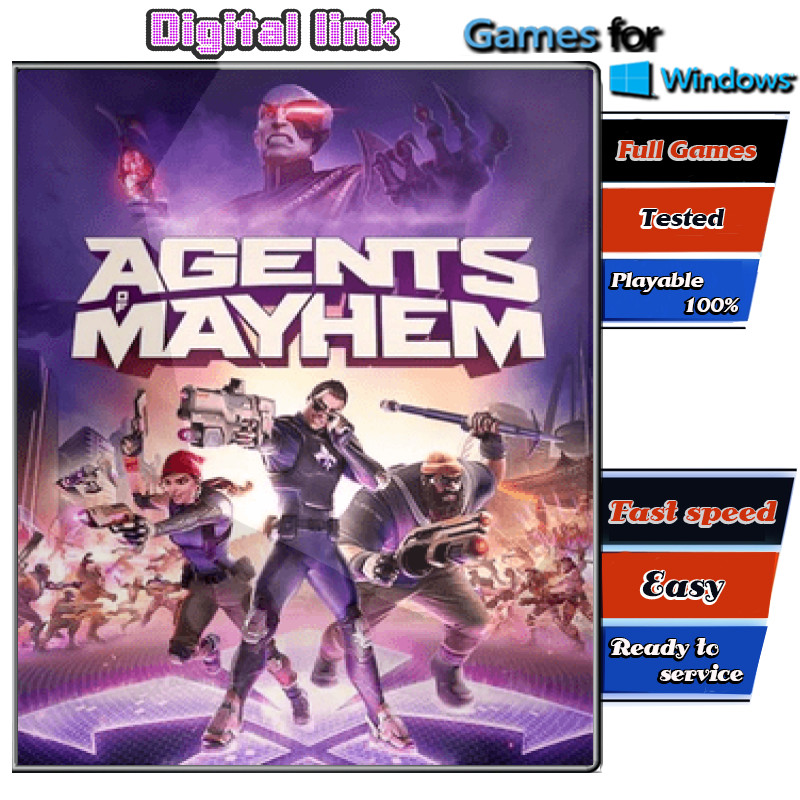 Agents of Mayhem เกม PC Game คอมพิวเตอร์ USB เสียบเล่นได้เลย