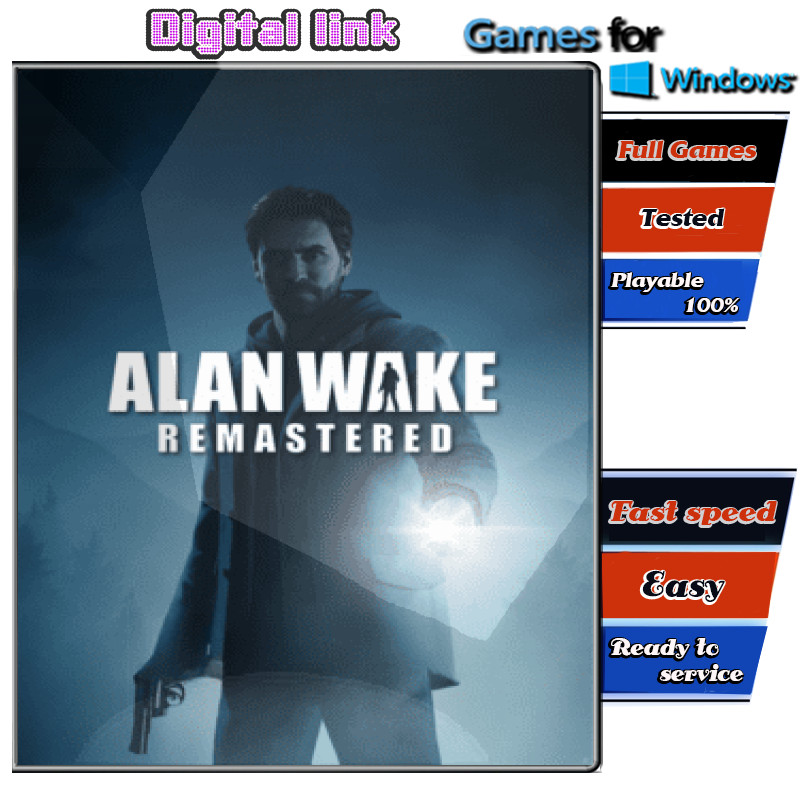 Alan Wake Remastered เกม PC Game คอมพิวเตอร์ USB เสียบเล่นได้เลย