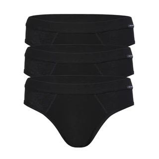 John Henry Underwear Cotton Rib กางเกงชั้นในผู้ชาย ทรงบรี๊ฟ รุ่น JU JU29003 สีดำ แพ็ค3