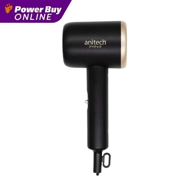 ANITECH ไดร์เป่าผม (1000 วัตต์, สีดำ) รุ่น BHD100