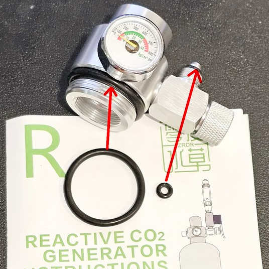 O Ring ถัง Co2 AB ZRDR ซิลโอริง ถังคาร์บอน AB DIY เกลียวนอก(ถังเกลียวใน) ตู้ปลาไม้น้ำ