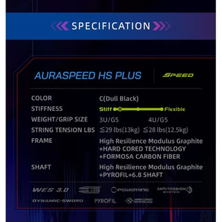 🚀ไม้ของระดับโลก🚀VICTOR ARS-HS PLUS C Hypersonic Plus🏸ไม้แบดพลังความเร็ว✨