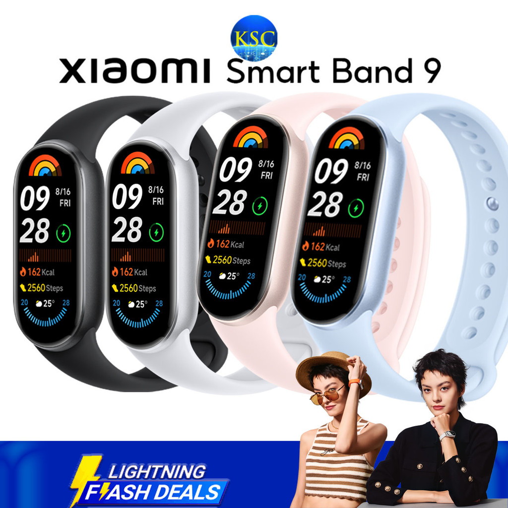 Xiaomi Smart Band 9 เสี่ยวหมี่ สมาร์ทแบรนด์รุ่นใหม่ลาสุด ฟังชั่นเยอะ นาฬิกาออกกำลังกาย นาฬิกาฟิตเนส