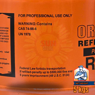น้ำยาแอร์ R290 ยี่ห้อ ORAFON ขนาด 5กิโลกรัม 5kgs ออกใบกำกับภาษีได้