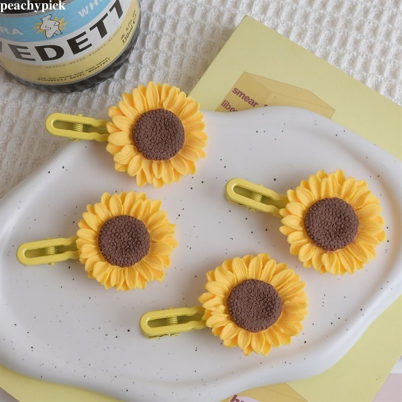 🍑peach🍑 กิ๊บติดผมรูปดอกทานตะวัน