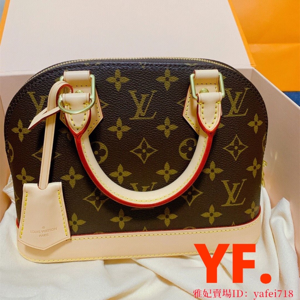 มือสอง] LV ALMA BB กระเป๋าถือ M53152 สายตายาวกระเป๋าเปลือกกระเป๋าสะพายกระเป๋า crossbody กระเป๋าล็อคก