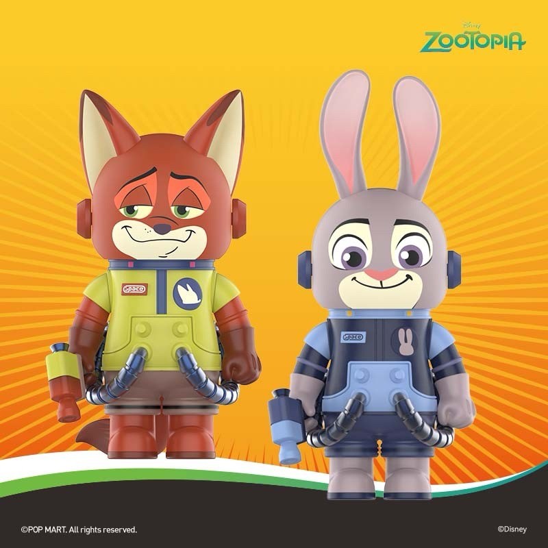 พร้อมส่ง  ✅ จากไทย Popmart🐰MEGA SPACE MOLLY 100% Zootopia🦊