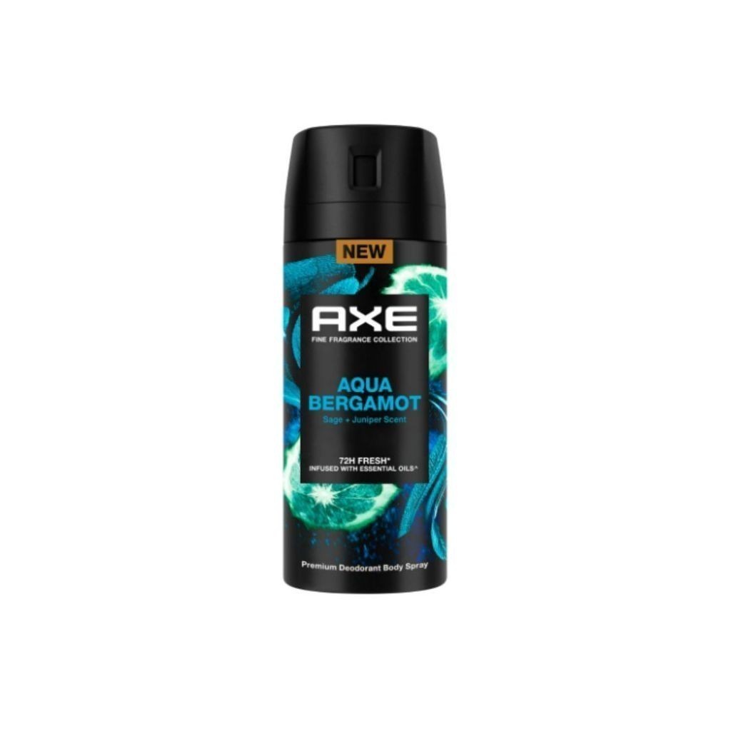 Axe Spray Aqua Bergamot 135ML แอ็กซ์ สเปรย์ระงับกลิ่นกาย อคาวเบอกาม็อต 135ML