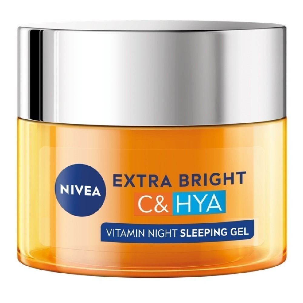 Nivea Extra Bright C&Hya Night Gel 50ML นีเวีย ไบรท์ ซี&ไฮยา ไนท์เจล 50มล.