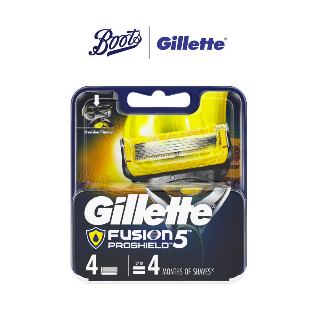Gillette ยิลเลตต์ มีดโกน บูล ทู พลัส แบบใช้แล้วทิ้ง 4 ใบมีดโกน