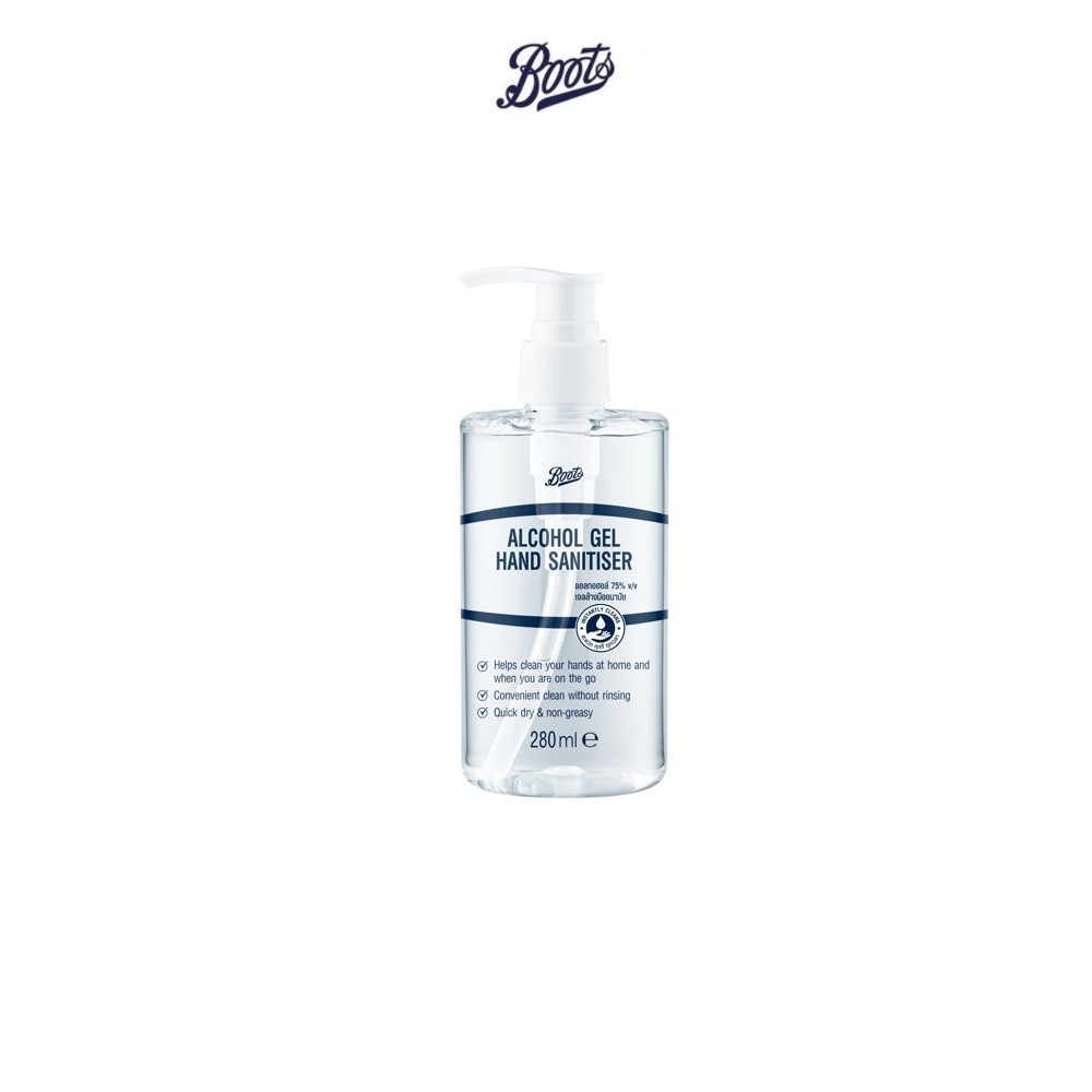 BOOTS FIRST AID บู๊ทส์ แอลกอฮอล์ เจล แฮนด์ แซนิไทเซอร์