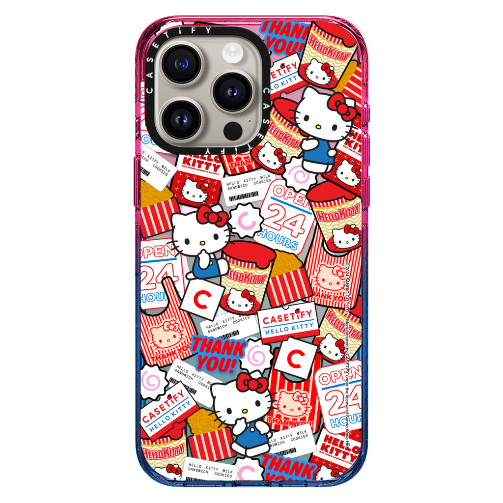 [พร้อมส่ง] CASETiFY | Hello Kitty Sticker Case