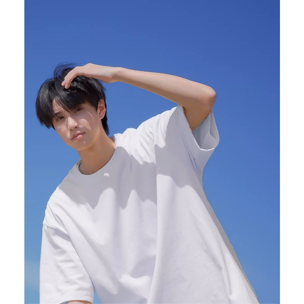 Artsman เสื้อยืดครอปผ้าฝ้าย 100% แฟชั่นหลวม Unisex - รูปที่ 3