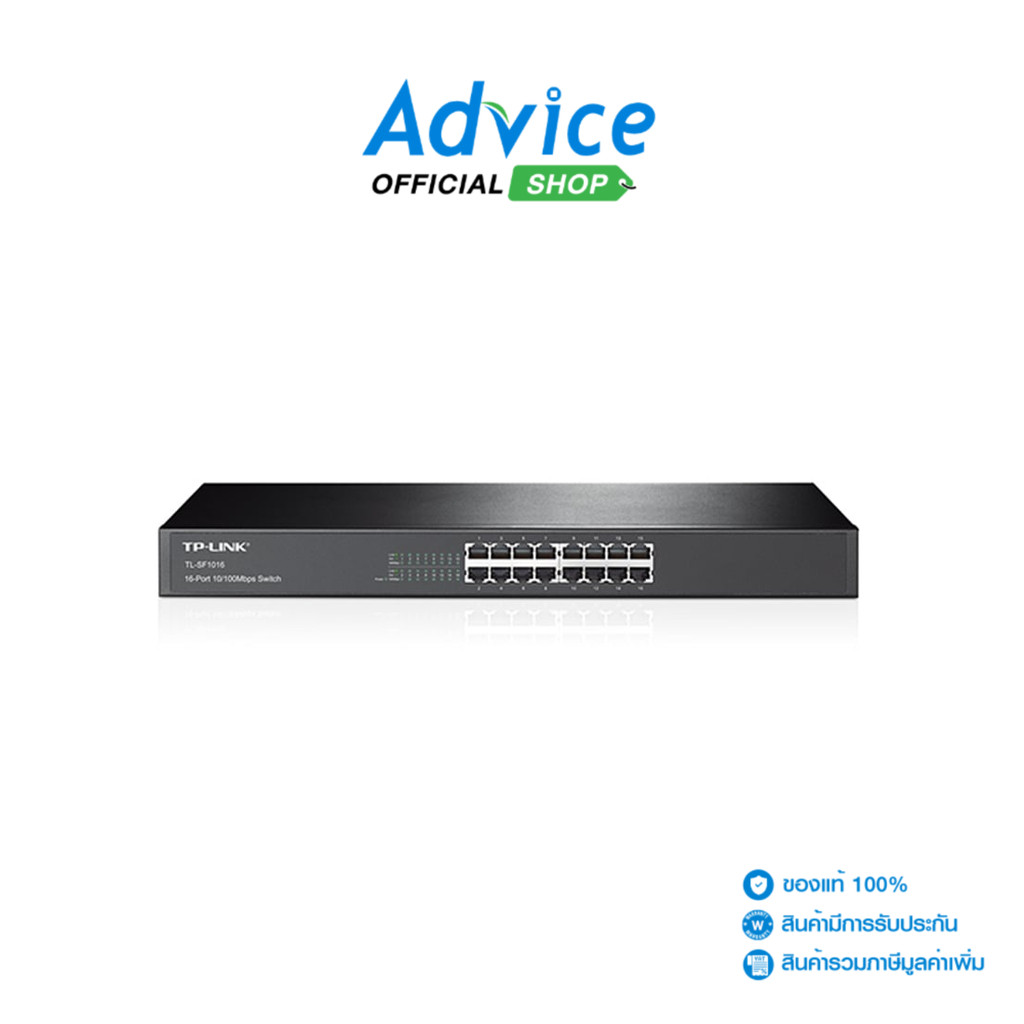 Switching Hub 16 Port TP-LINK TL-SF1016 (18") - A0091227