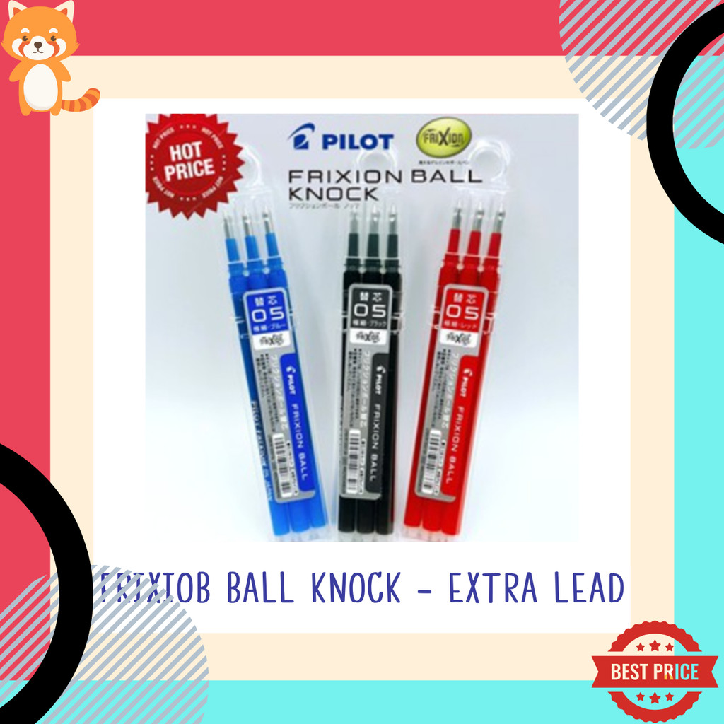 ไส้ปากกาลบได้ Refill สำหรับ Pilot Frixion Knock ขนาด 0.4 และ 0.5 ปากกาลบได้