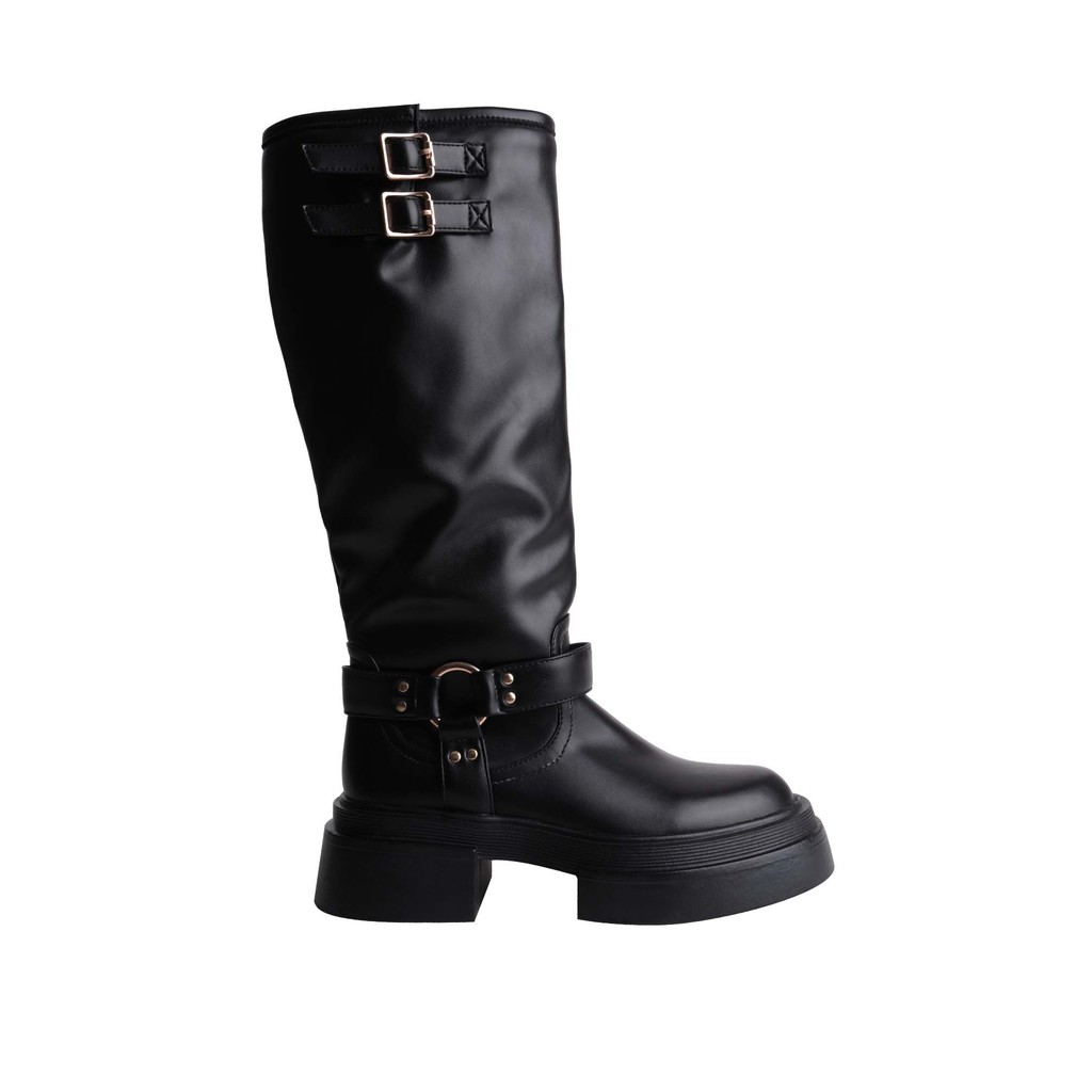 Villains SF ENGINEER-2 Biker Boots รองเท้าบูทผู้หญิง ส้นสูง 2.4"