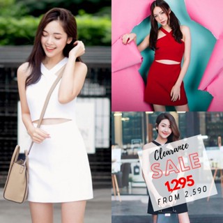 เดรส EL0102 Eliza Dress (ลด125 โค้ดWYAKPT) ชุดใส่เที่ยว ชุดออกงาน ชุดเพื่อนเจ้าสาว | Evalynbrand