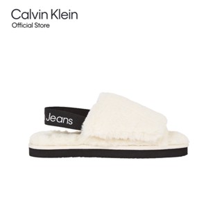 CALVIN KLEIN รองเท้าแตะผู้หญิง Lugano  รุ่น YW01158 0LA - สีครีม