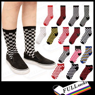 ถุงเท้า ลาย ตาราง หมากรุก 12 ช่อง ขนาด Free Size
Checkered socks_A40-42