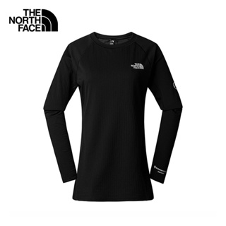 THE NORTH FACE W SUMMIT PRO 200 CREW - TNF BLACK เสื้อลองจอน